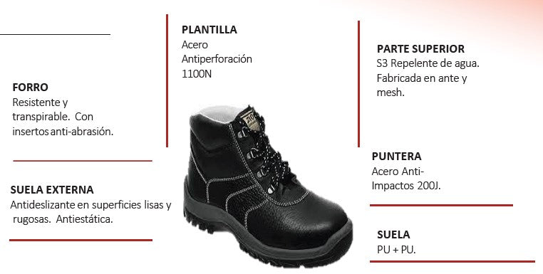 Bota super Marsella S3